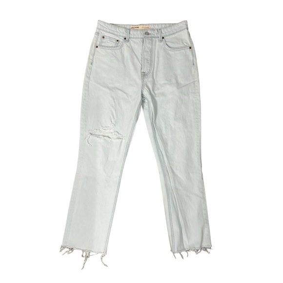 Revolve GRLFRND The Karolina High Waist Straight Crop Jeans - Size 29 - Picture 1 of 13